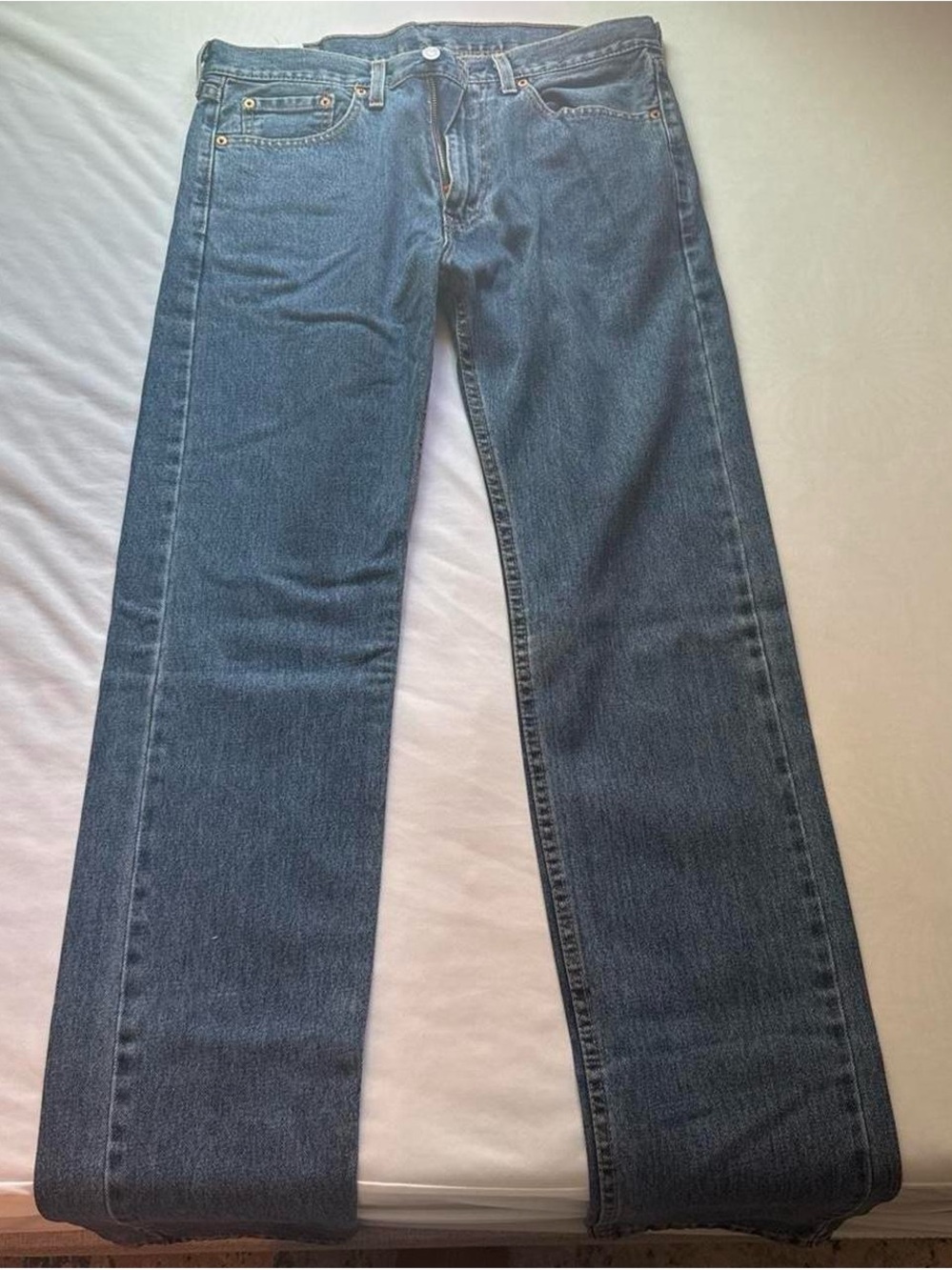Levi's Straight Leg Dark Blue Jeans
